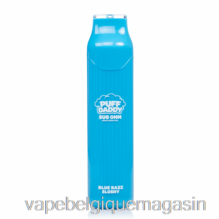 Vape Belgique Puff Daddy 6000 Jetable Bleu Razz Slushy